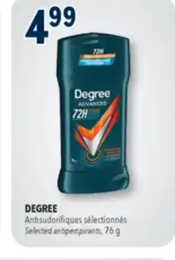 Familiprix DEGREE Selected antiperspirants offer