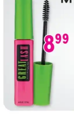 Familiprix Maybelline New York Great Lash mascara #100 Blackest Black offer