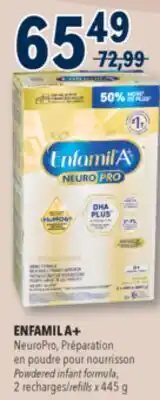 Familiprix ENFAMIL A+ NeuroPro, Powdered infant formula offer
