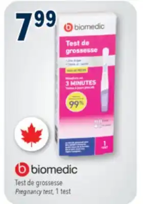 Familiprix BIOMEDIC, Pregnancy test, 1 test offer
