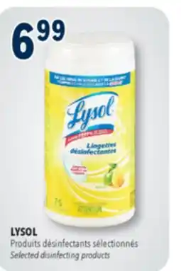Familiprix LYSOL Selected disinfecting products offer