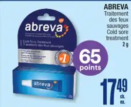 Jean Coutu ABREVA Cold sore treatment offer