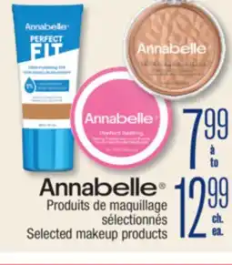 Jean Coutu ANNABELLE Selected makeup products offer