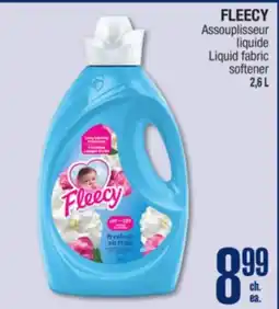 Jean Coutu FLEECY Liquid fabric softener offer