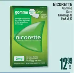 Jean Coutu NICORETTE Gum offer
