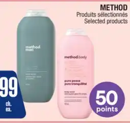 Jean Coutu METHOD Selected products offer