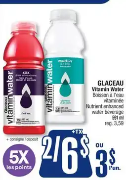 Jean Coutu GLACEAU Vitamin Water offer
