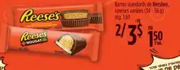 Jean Coutu Barres standards de Hershey, saveurs variées (34-58 g offer