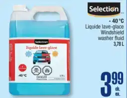 Jean Coutu SELECTION - 40 °C Windshield washer fluid offer