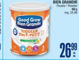 Jean Coutu BIEN GRANDIR Powder offer