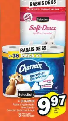 Jean Coutu CHARMIN Papiers Selected bathroom tissue offer