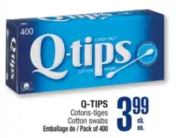 Jean Coutu Q-TIPS Cotton swabs offer
