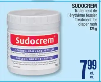 Jean Coutu SUDOCREM Treatment for diaper rash offer