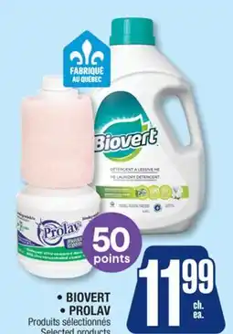 Jean Coutu BIOVERT, PROLAV Selected products offer