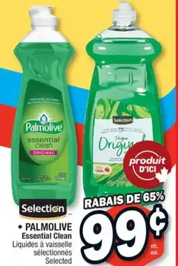 Jean Coutu SELECTION, PALMOLIVE Essential Clean Selected dishwashing liquids offer