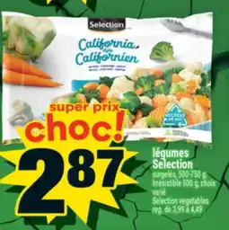 Super C légumes Selection | Selection vegetables offer