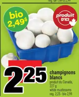 Super C CHAMPIGNONS BLANCS | WHITE MUSHROOMS offer