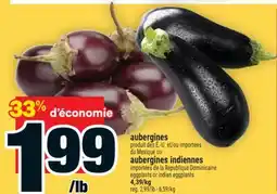 Super C AUBERGINES | EGGPLANTS offer