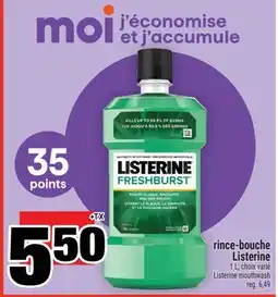 Super C RINCE BOUCHE LISTERINE | LISTERINE MOUTHWASH offer
