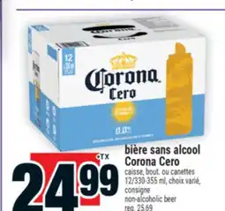 Super C bière sans alcool Corona Cero │ non-alcoholic beer offer