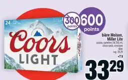 Super C bière Molson, Miller Lite | beer offer