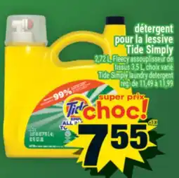 Super C détergent pour la lessive Tide Simply | Tide Simply laundry detergent offer