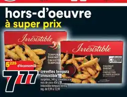 Super C crevettes tempura Irrésistible | Irrésistible tempura shrimp offer
