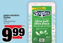 Super C PAPIERS MOUCHOIRS SCOTTIES | Scotties facial tissues offer