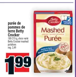 Super C purée de pommes de terre Betty Crocker | Betty Crocker mashed potatoes offer