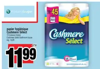 Super C papier hygiénique Cashmere Sélect | Cashmere Select bathroom tissue offer