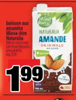 Super C boisson aux amandes Mieux‑être Naturalia offer