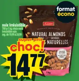Super C noix Irrésistible │ Irrésistible nuts offer