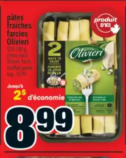 Super C pâtes fraîches farcies Olivieri | Olivieri fresh stuffed pasta offer