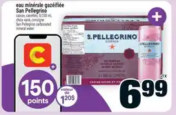 Super C EAU MINÉRALE GAZÉIFIÉE SAN PELLEGRINO | SAN PELLEGRINO CARBONATED MINERAL WATER offer