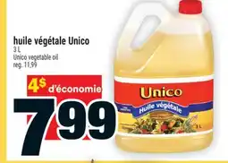 Super C Huile végétale Unico │ Unico vegetable oil offer