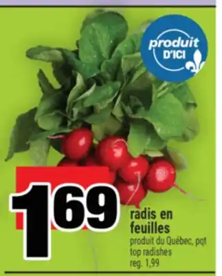 Super C RADIS EN FEUILLES | TOP RADISHES offer