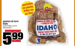 Super C POMMES DE TERRE IDAHO | IDAHO POTATOES offer
