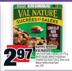 Super C barres tendres Val Nature | Nature Valley chewy bars offer