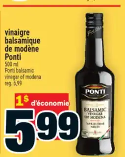 Super C Vinaigre balsamique de modène Ponti | Ponti balsamic vinegar of modena offer