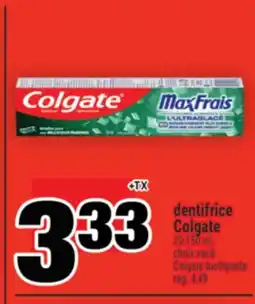 Super C dentifrice Colgate │ Colgate toothpaste offer