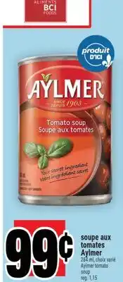 Super C SOUPE AUX TOMATES AYLMER | AYLMER TOMATO SOUP offer