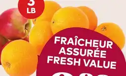 Giant Tiger 3 lb seedless oranges offer