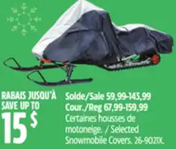 Canadian Tire Tripel Selected Snowmobile Covers offer