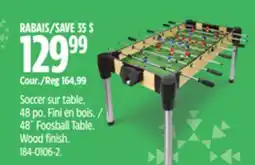 Canadian Tire 48˝ Foosball Table. Wood finish offer