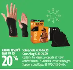 Canadian Tire Selected Tensor Bandages, Supports and Tape offer