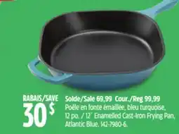 Canadian Tire Paderno 12˝ Enamelled Cast-Iron Frying Pan, Atlantic Blue offer