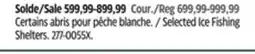 Canadian Tire Selected Ice Fishing Shelters offer