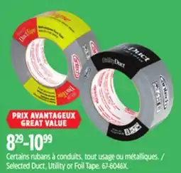 Canadian Tire Selected Duct, Utility or Foil Tape offer