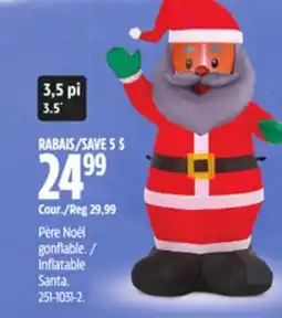 Canadian Tire Gemmy Inflatable Santa offer