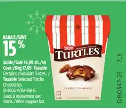 Canadian Tire Turtles Taxable Selected Turtles Chocolates offer